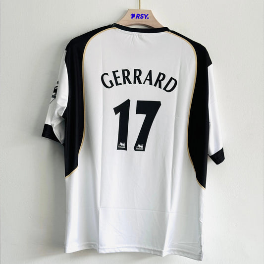LIVERPOOL 2001-02 AWAY KIT GERRARD FIVESLEEVE