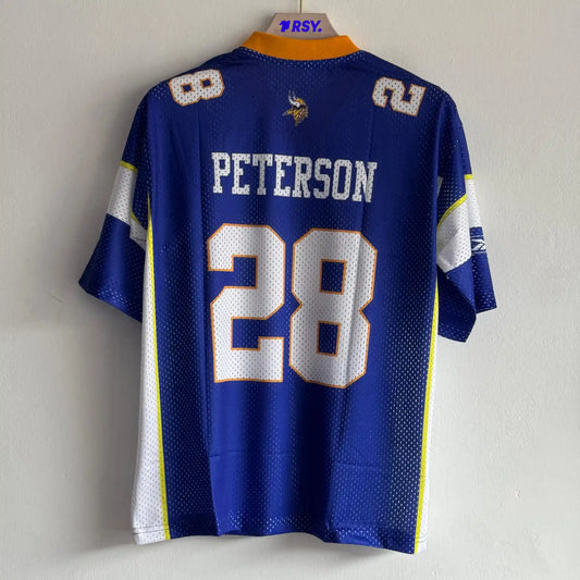 NFL MINNESOTA VIKINGS BLUE PETERSON FIVESLEEVE