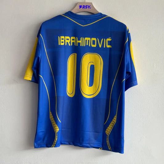 SWEDEN 2006-07 AWAY KIT IBRAHIMOVIC FIVESLEEVE