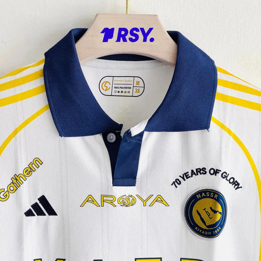 ALNASSR 25-26 THIRD KIT RONALDO POLO EMBROIDERY