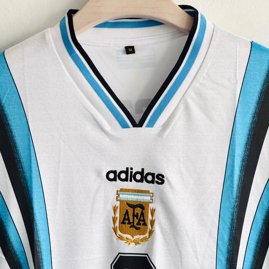 ARGENTINA 1997 THIRD KIT BATISTUTA EMBROIDERY