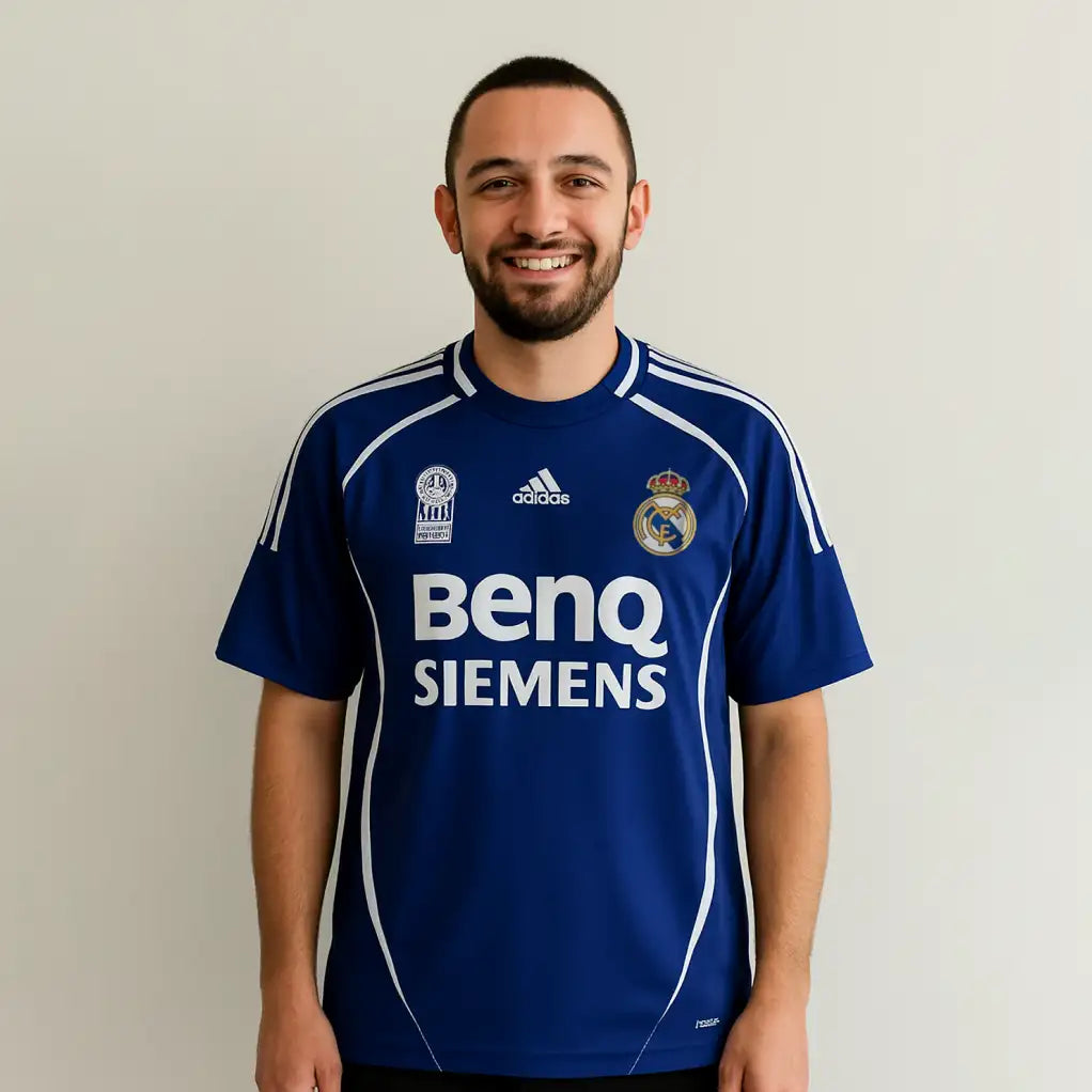 REAL MADRID 2006-07 THIRD KIT MARCELO FIVESLEEVE