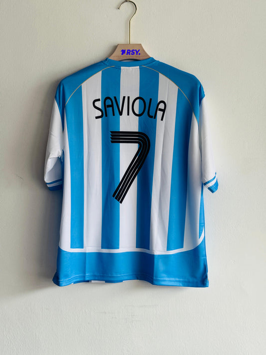ARGENTINA 2006 HOME KIT SAVIOLA FIVESLEEVE