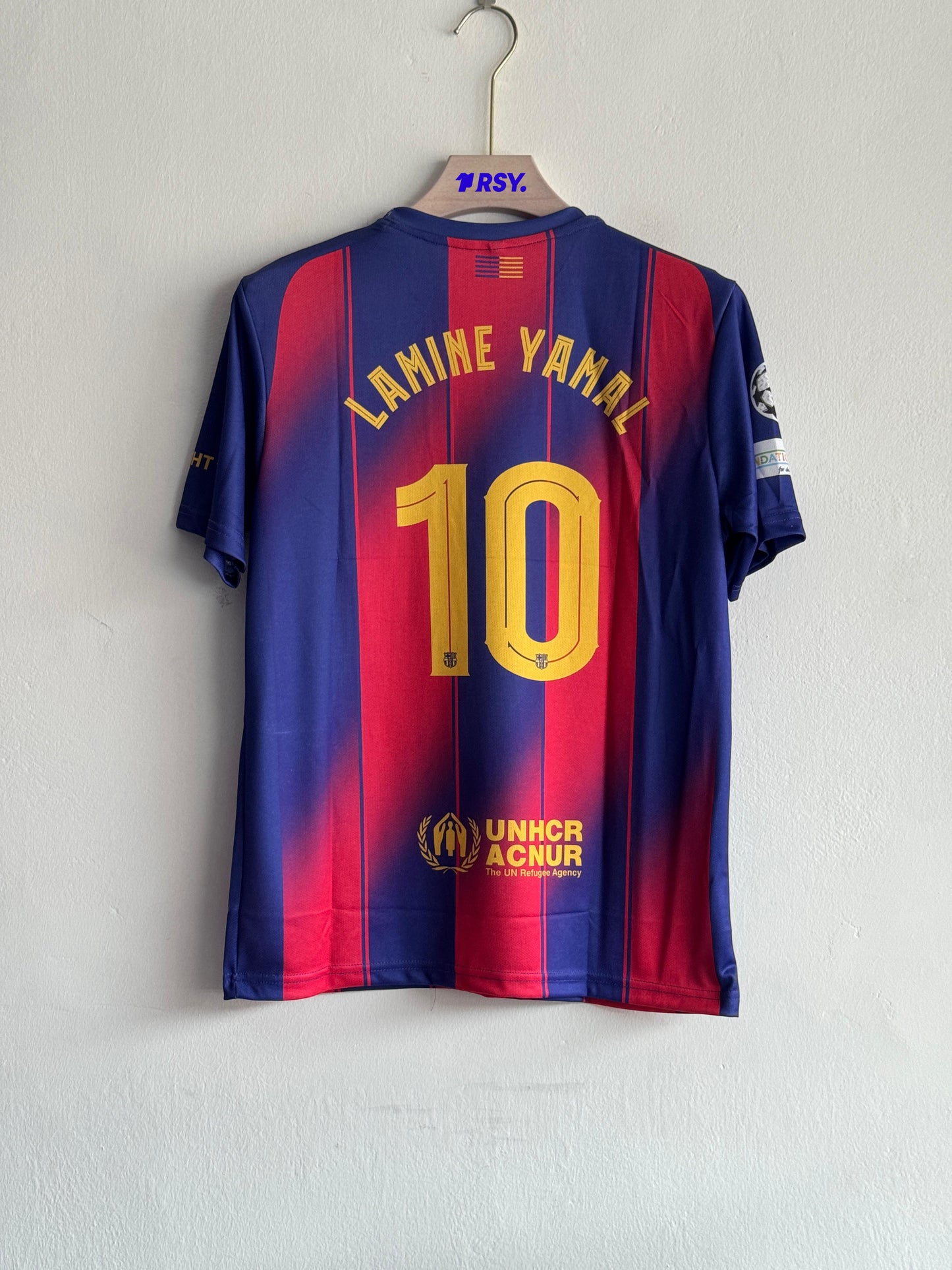 BARCELONA 25-26 HOME KIT LAMINE YAMAL EMBROIDERY