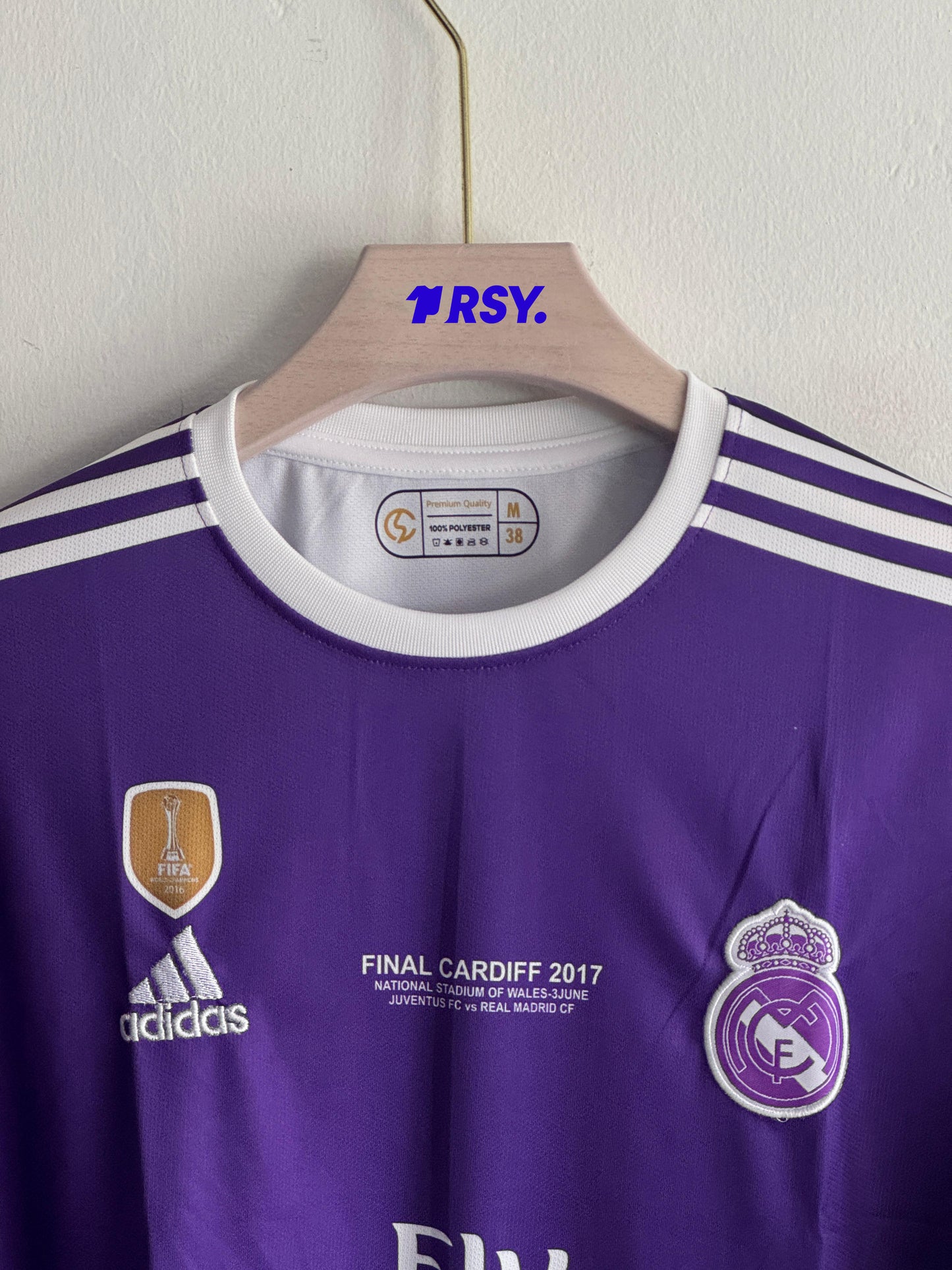 REAL MADRID 2016-17 AWAY KIT RONALDO FULLSLEEVE EMBROIDERY
