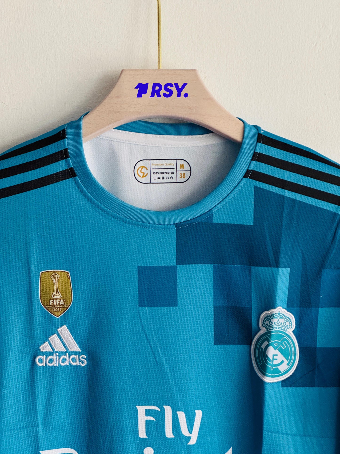 REAL MADRID 2017-18 THIRD KIT RONALDO FULLSLEEVE EMBROIDERY