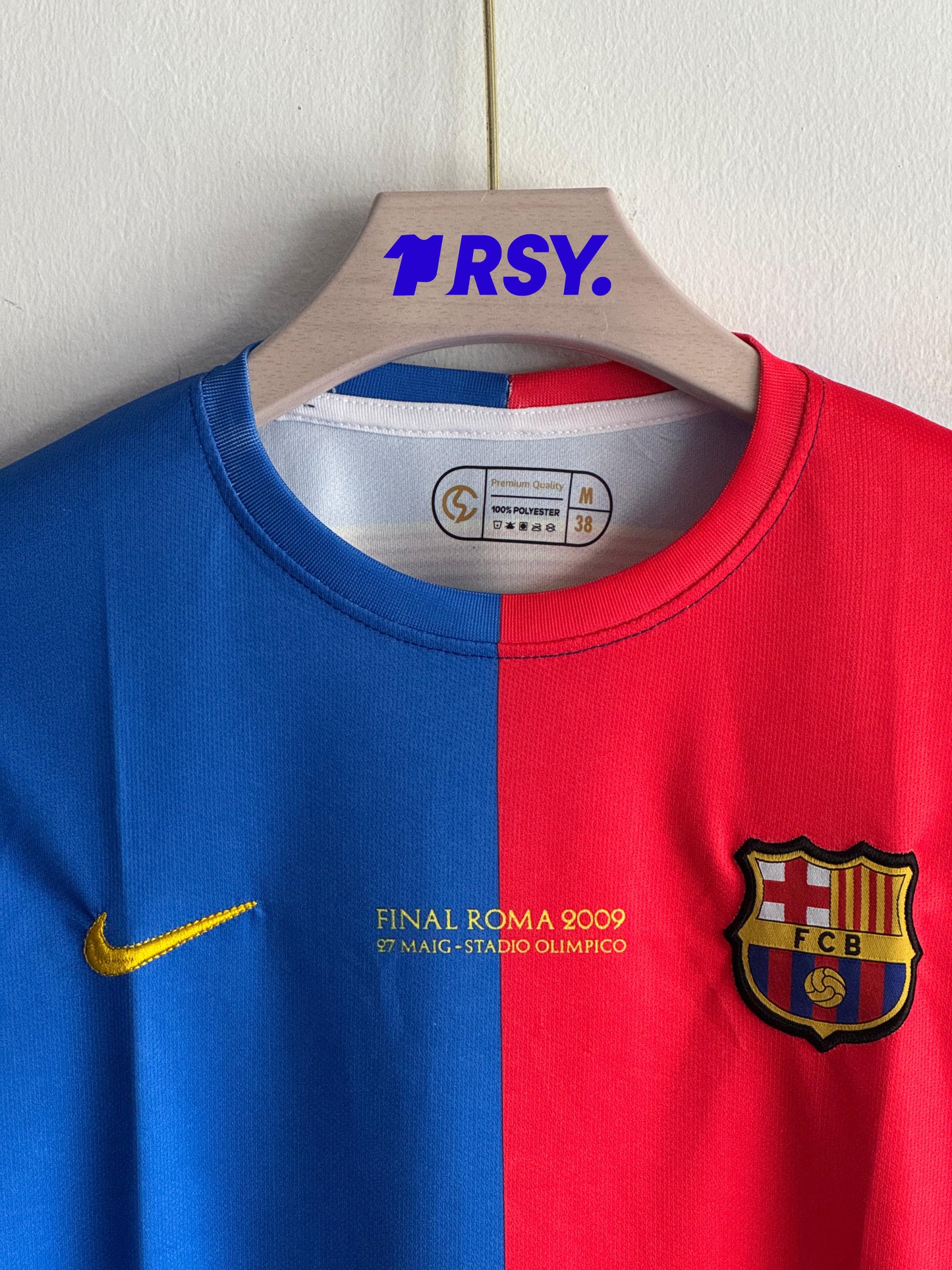 BARCELONA 2008-09 MESSI HOME KIT EMBROIDERY