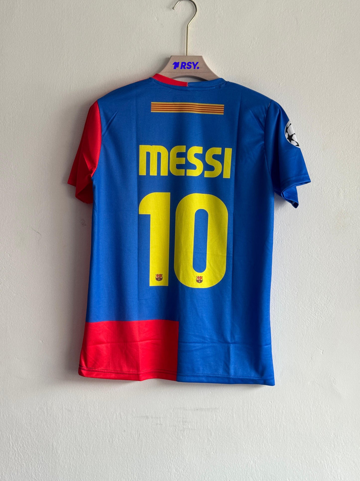 BARCELONA 2008-09 MESSI HOME KIT EMBROIDERY
