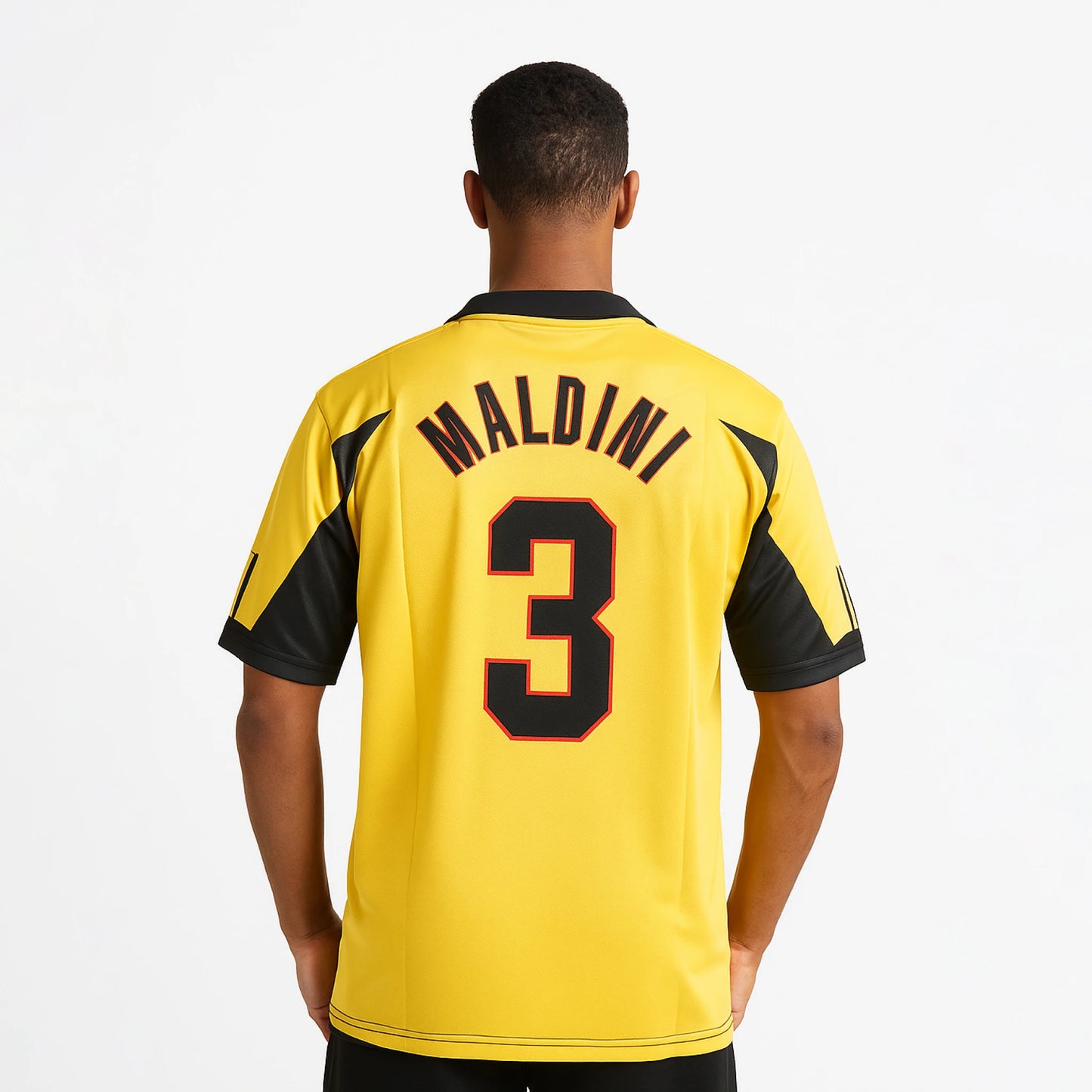 ACMILAN 1999-2000 THIRD KIT MALDINI FIVESLEEVE POLO