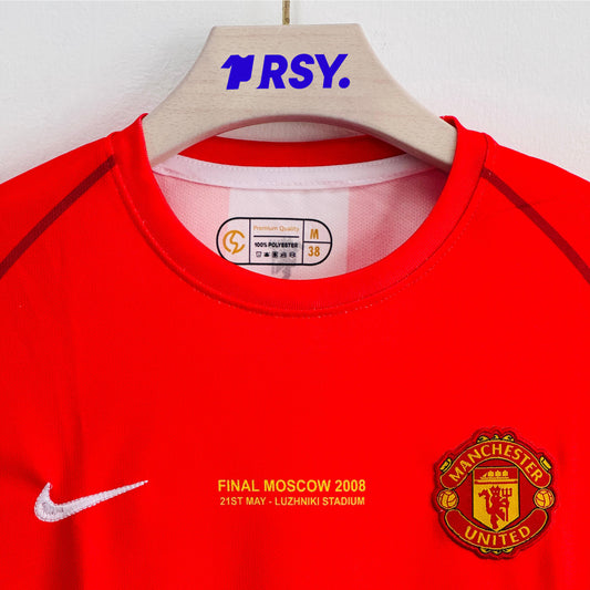 MANCHESTER UNITED 2007-08 HOME KIT ROONEY FULLSLEEVE EMBROIDERY