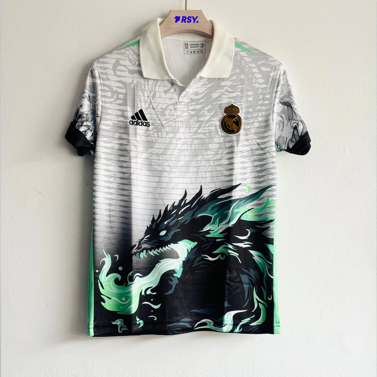 REAL MADRID 25-26 DRAGON SPECIAL EDITION KIT POLO EMBROIDERY