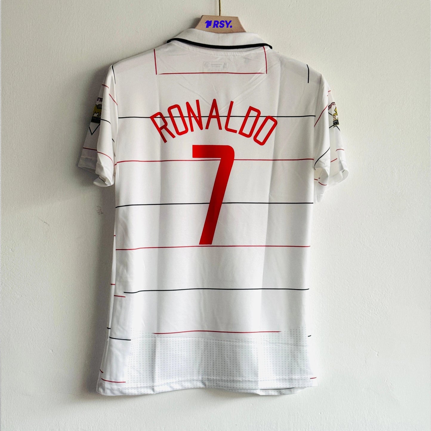 MANCHESTER UNITED 2003-04 THIRD KIT RONALDO POLO EMBROIDERY