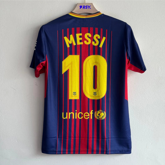 BARCELONA 2017-18 HOME KIT MESSI