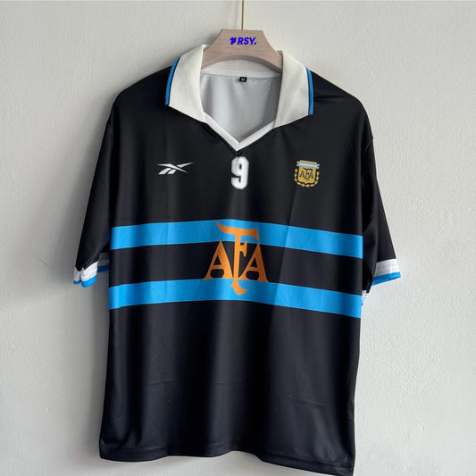 ARGENTINA 1999 AWAY KIT BATISTUTA FIVESLEEVE POLO