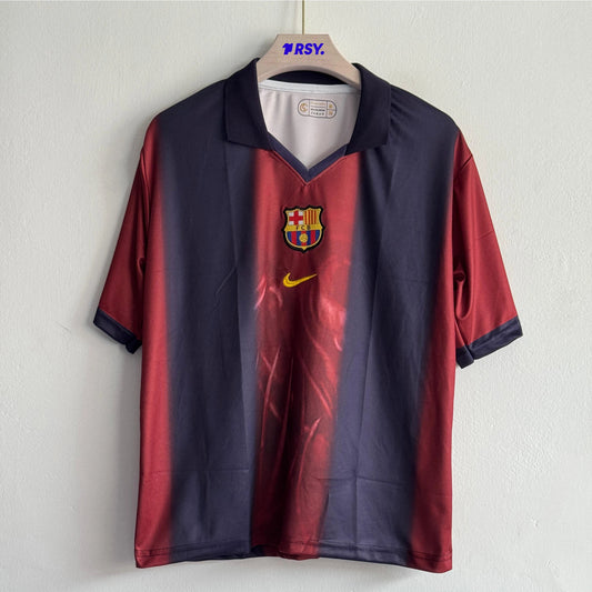 BARCELONA X TRAVIS SCOTT SPECIAL EDITION KIT FIVESLEEVE POLO EMBROIDERY