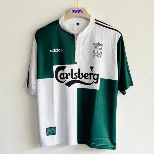 LIVERPOOL 1995-96 AWAY KIT FIVESLEEVE POLO