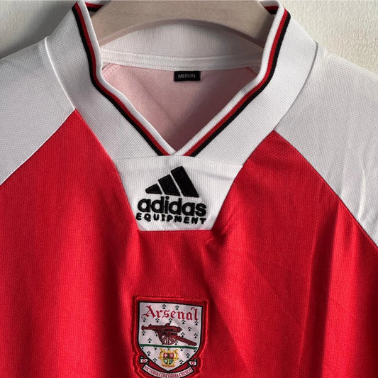 ARSANEL 1992-93 HOME KIT V KNITTED POLO FIVESLEEVE EMBROIDERY PREMIUM