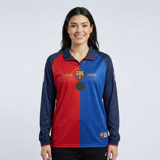 BARCELONA 1999 HOME KIT RIVALDO