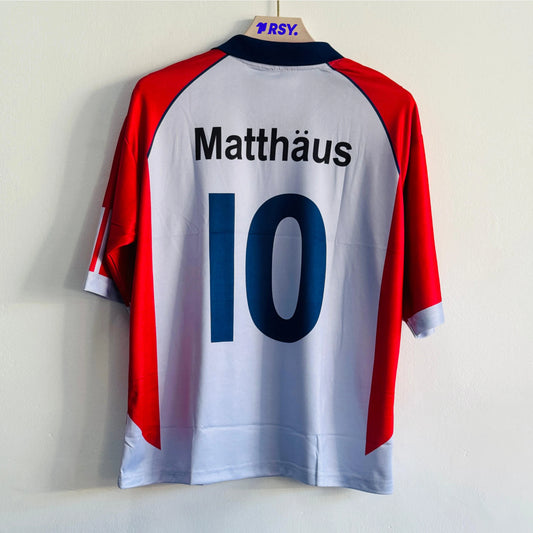 BAYERN MUNICH 1998-99 AWAY KIT MATTHAUS FIVESLEEVE POLO