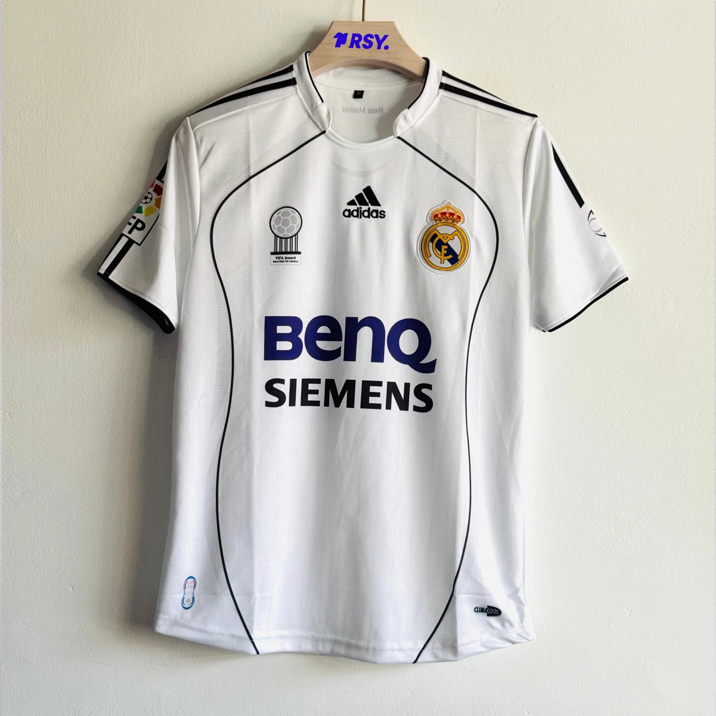 REAL MADRID 2006-07 HOME KIT CANNAVARO EMBROIDERY