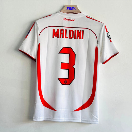 ACMILAN 2006-07 AWAY KIT MALDINI EMBROIDERY
