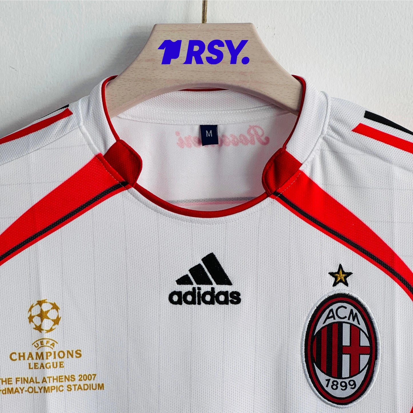 ACMILAN 2006-07 AWAY KIT MALDINI EMBROIDERY