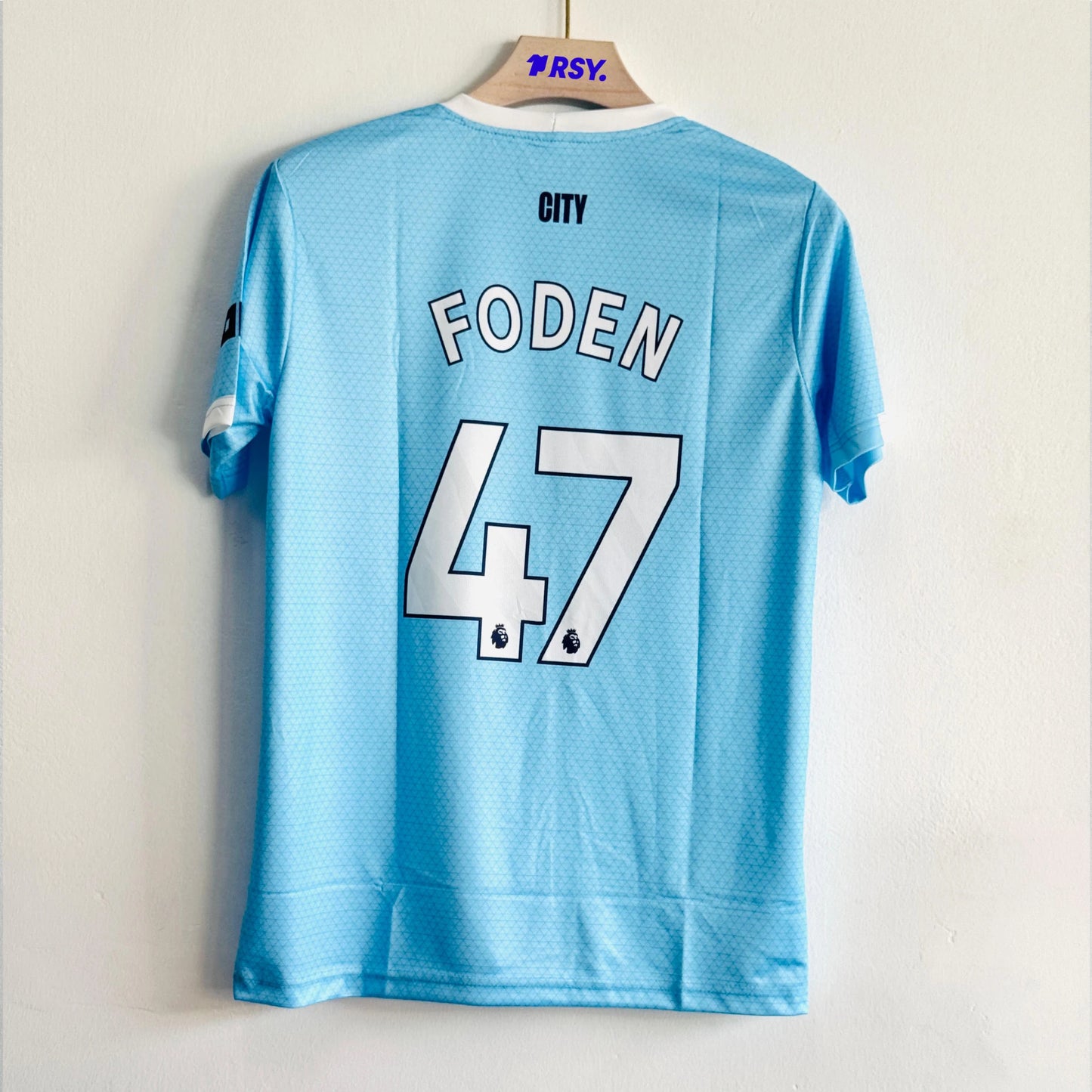 MANCHESTER CITY 25-26 HOME KIT FODEN EMBROIDERY