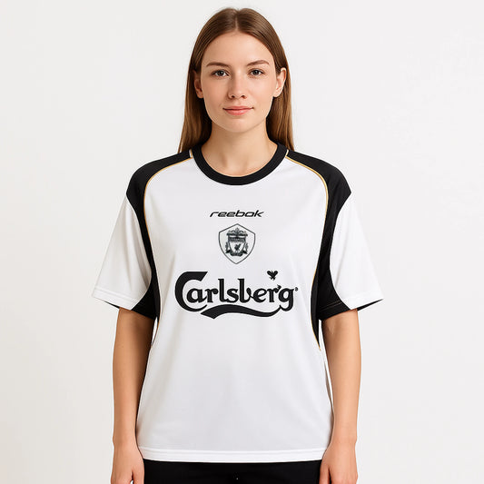 LIVERPOOL 2001-02 AWAY KIT GERRARD FIVESLEEVE