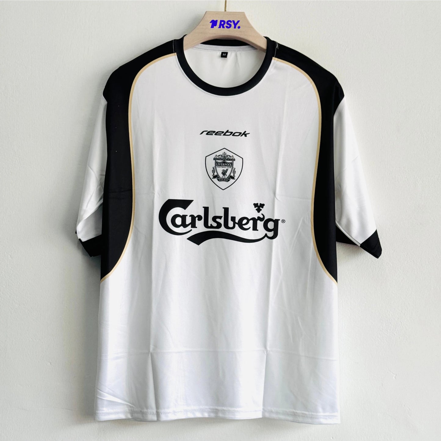 LIVERPOOL 2001-02 AWAY KIT GERRARD FIVESLEEVE