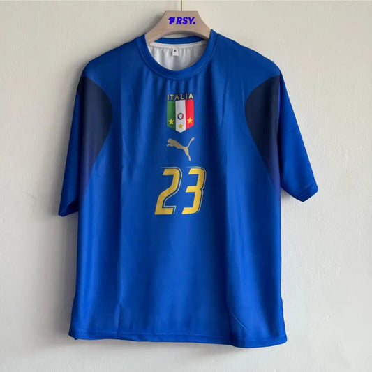 ITALY 2006 HOME KIT MATERAZZI FIVESLEEVE