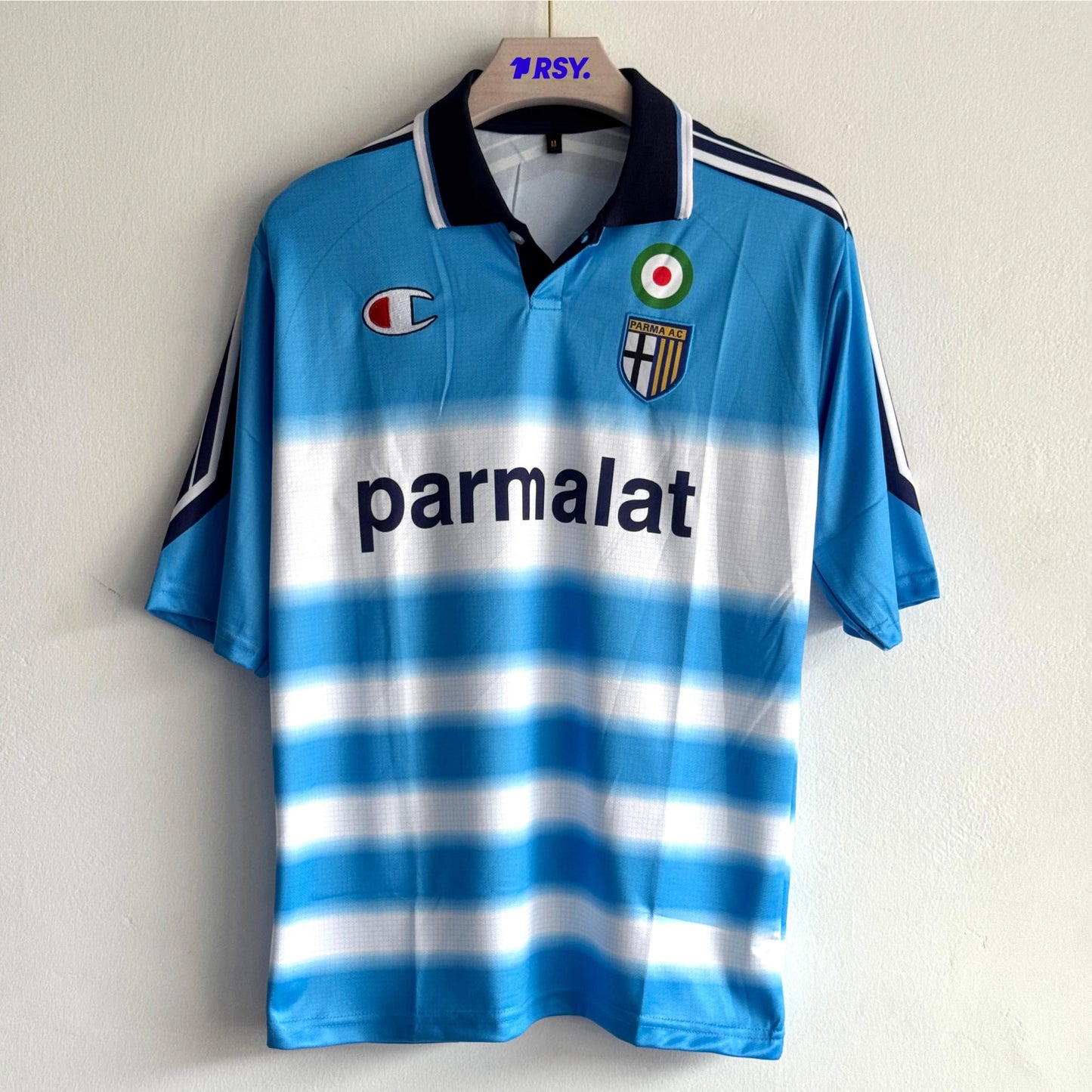 PARMA 1999-2000 GK KIT BUFFON FIVESLEEVE POLO EMBROIDERY