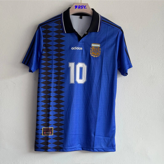 ARGENTINA 1994 AWAY KIT MESSI POLO EMBROIDERY