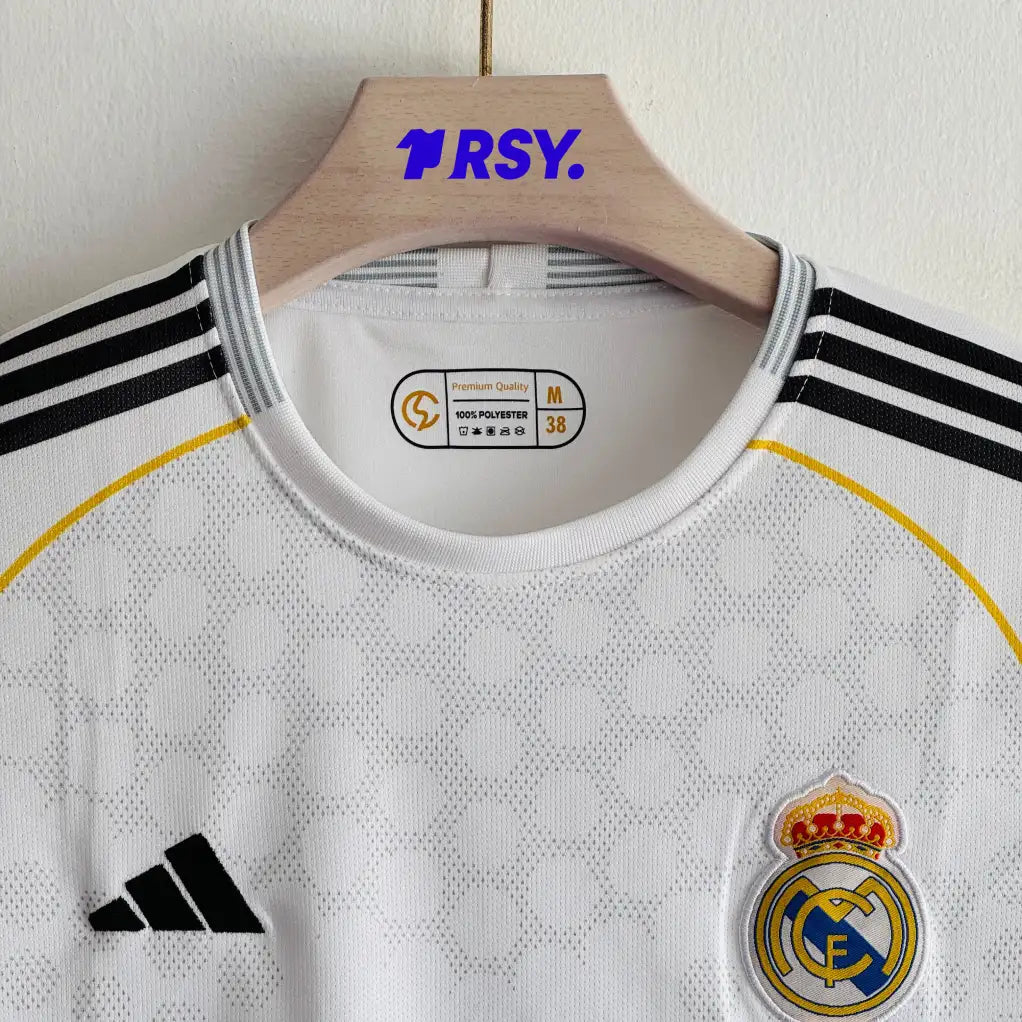 REAL MADRID 25-26 HOME KIT VINI JR EMBROIDERY