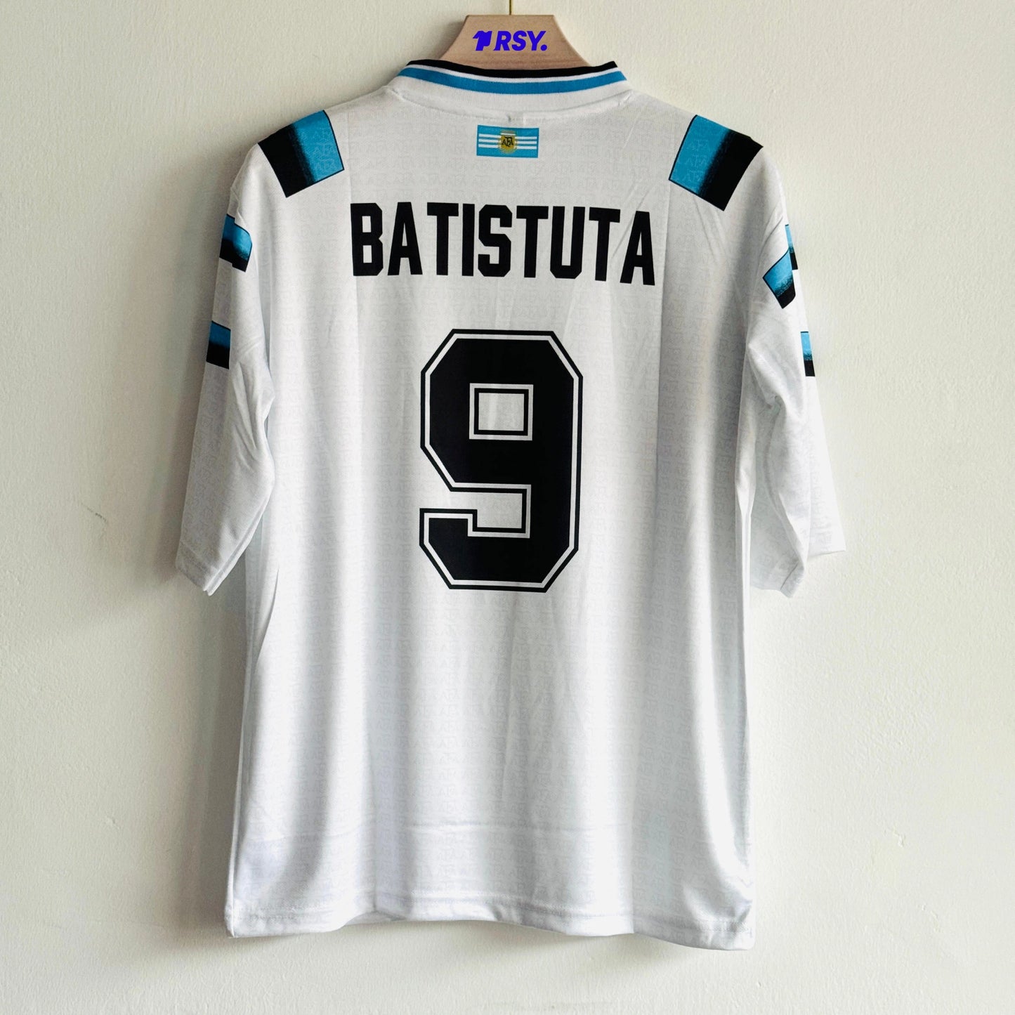 ARGENTINA 1997 THIRD KIT BATISTUTA EMBROIDERY