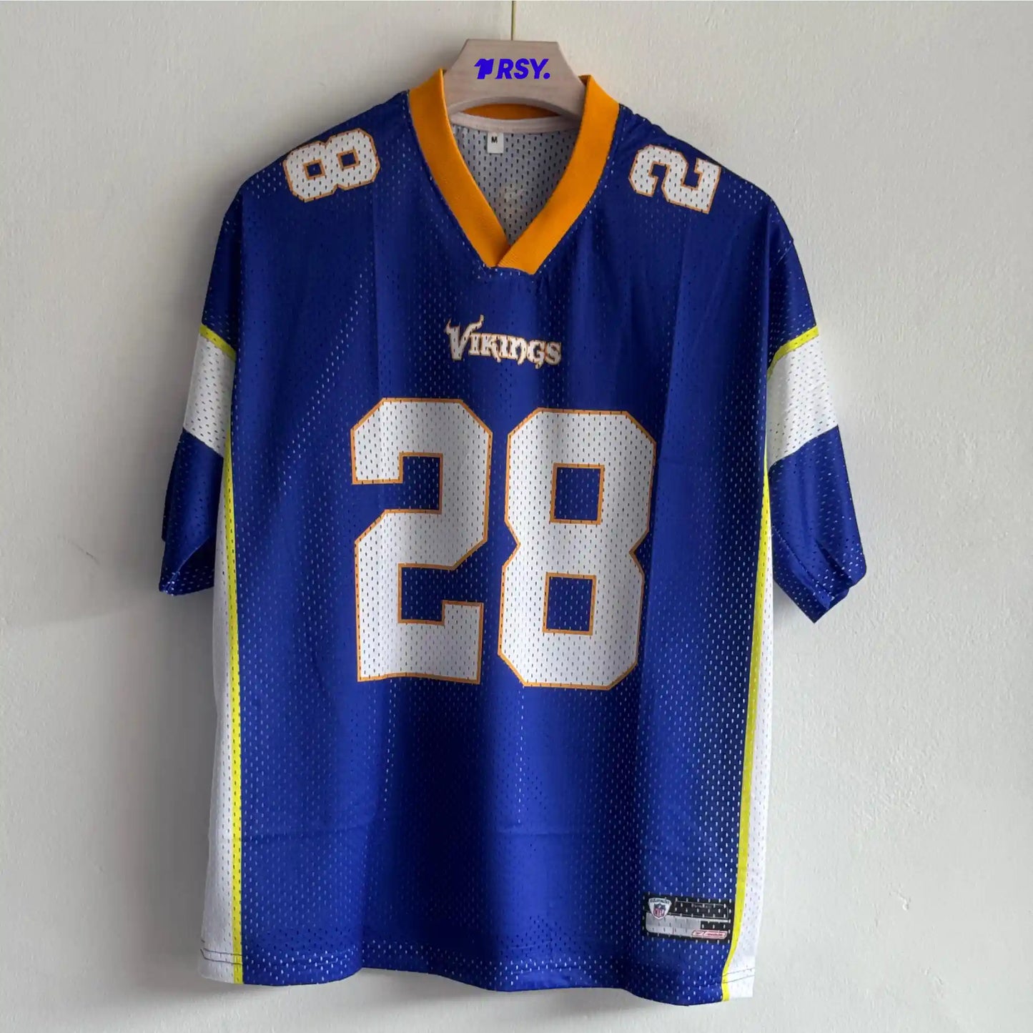 NFL MINNESOTA VIKINGS BLUE PETERSON FIVESLEEVE