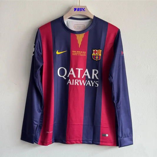 BARCELONA 2014-15 HOME KIT MESSI FULLSLEEVE EMBROIDERY