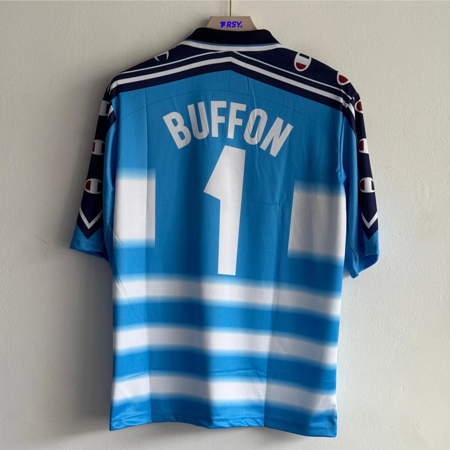 PARMA 1999-2000 GK KIT BUFFON FIVESLEEVE POLO EMBROIDERY