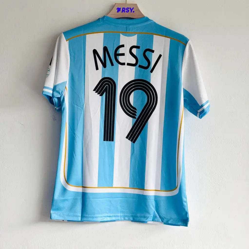 ARGENTINA 2006 HOME KIT MESSI EMBROIDERY