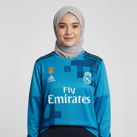 REAL MADRID 2017-18 THIRD KIT RONALDO FULLSLEEVE EMBROIDERY