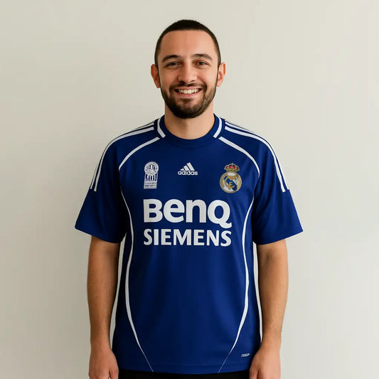 REAL MADRID 2006-07 THIRD KIT MARCELO FIVESLEEVE