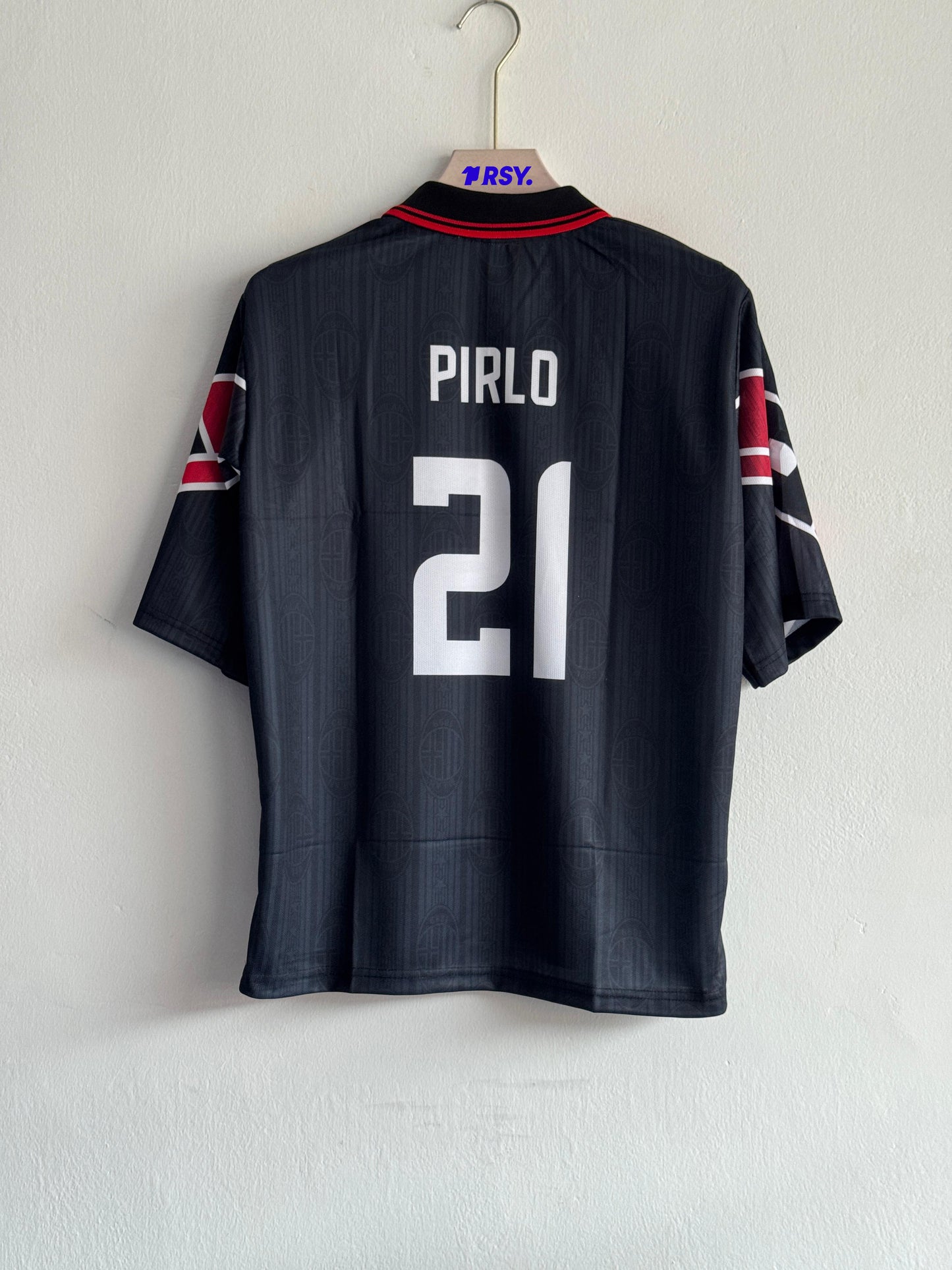 ACMILAN 1997-98 THIRD KIT PIRLO FIVESLEEVE POLO