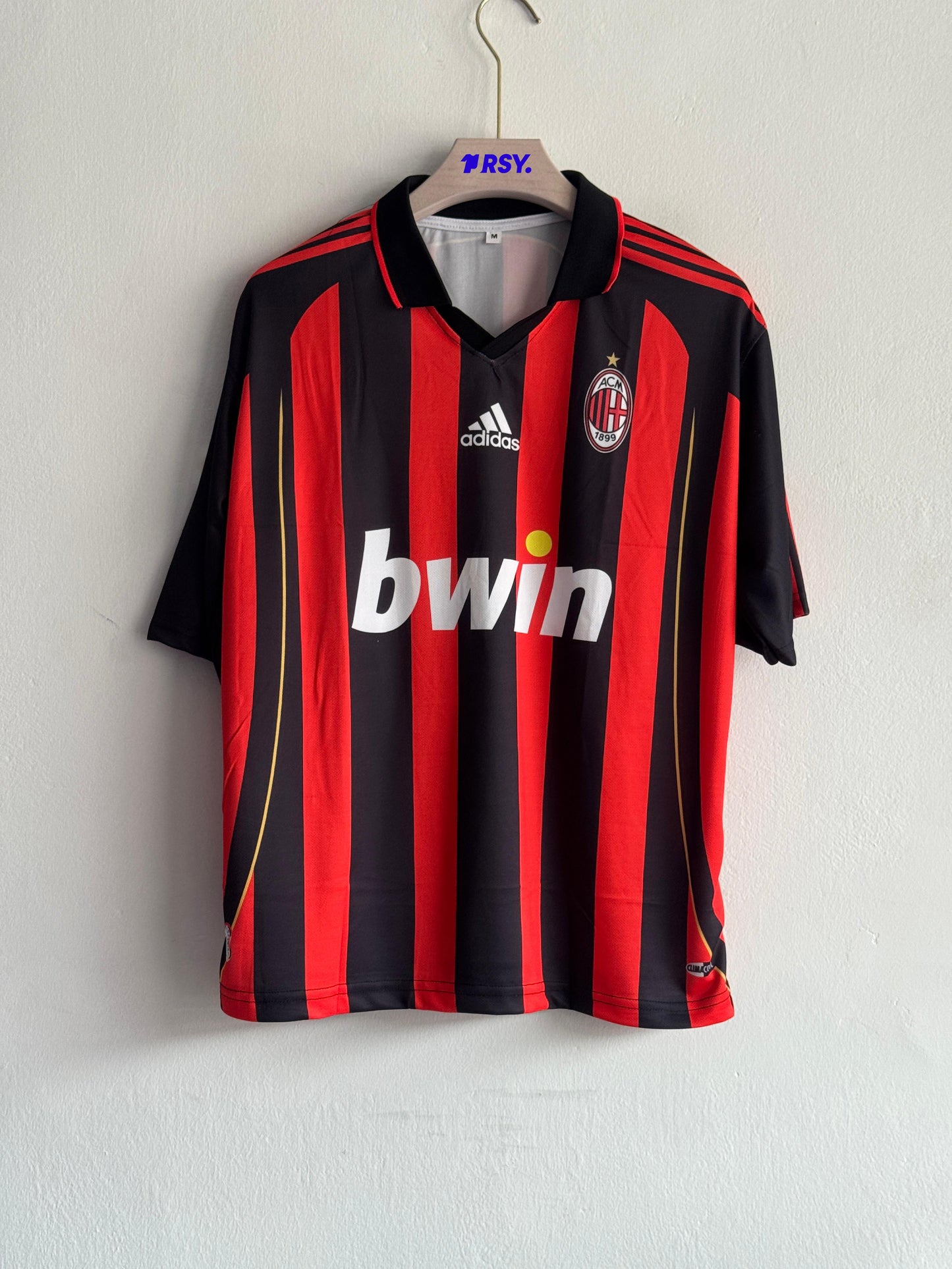 ACMILAN 2006-07 HOME KIT MALDINI FIVESLEEVE POLO