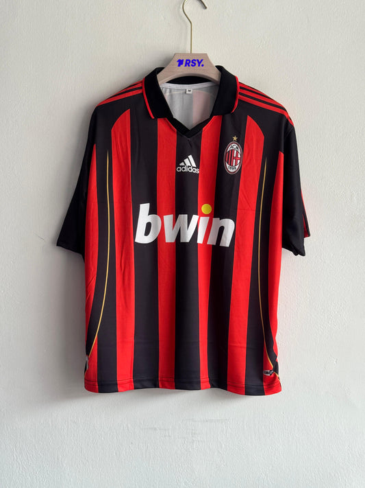 ACMILAN 2006-07 HOME KIT MALDINI FIVESLEEVE POLO