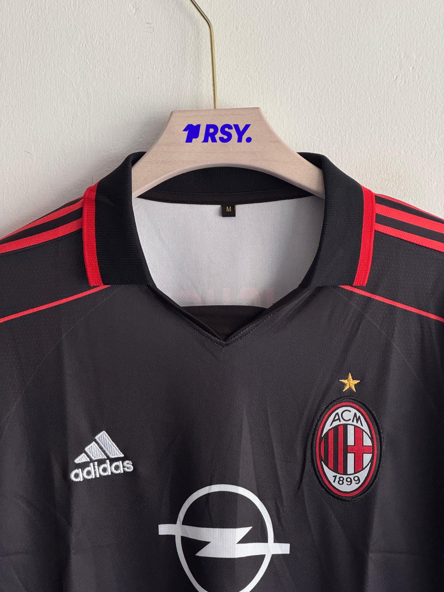 ACMILAN 2005-06 THIRD KIT SCHEVCHENKO FIVESLEEVE POLO EMBROIDERY