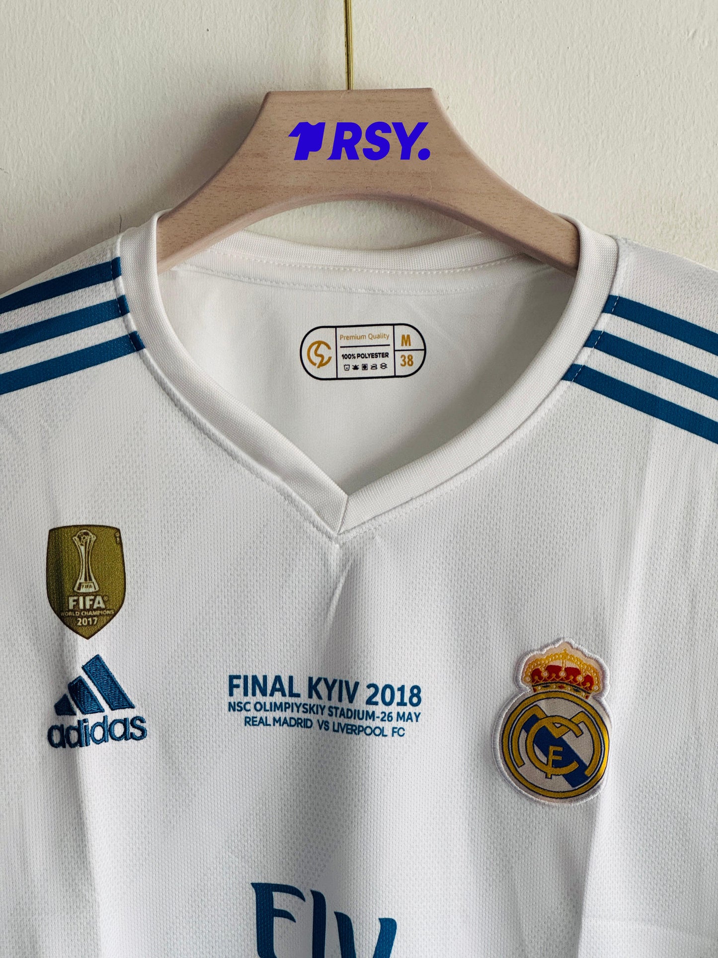 REAL MADRID 2017-18 HOME KIT RONALDO FULLSLEEVE EMBROIDERY
