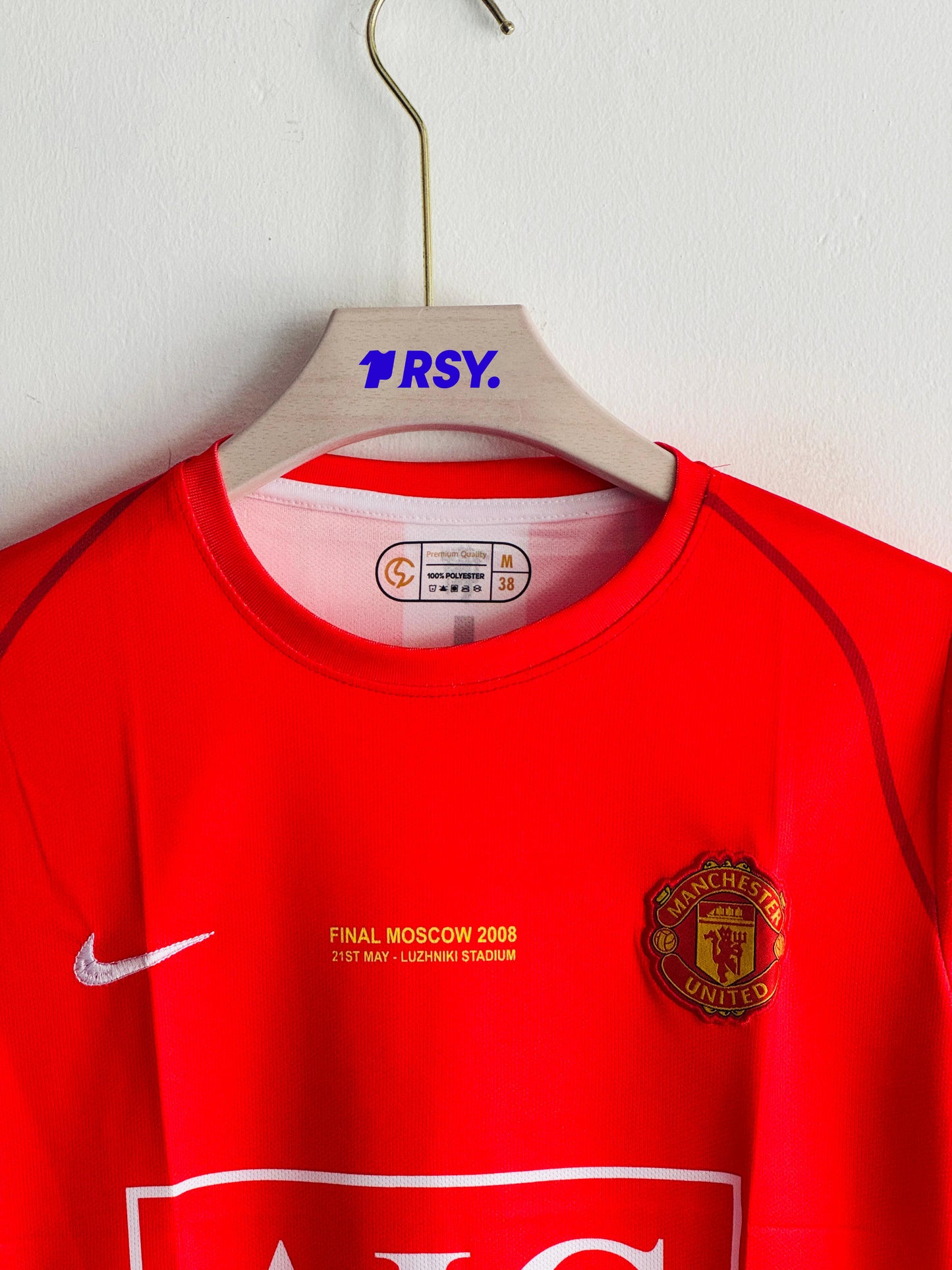 MANCHESTER UNITED 2007-08 HOME KIT RONALDO EMBROIDERY