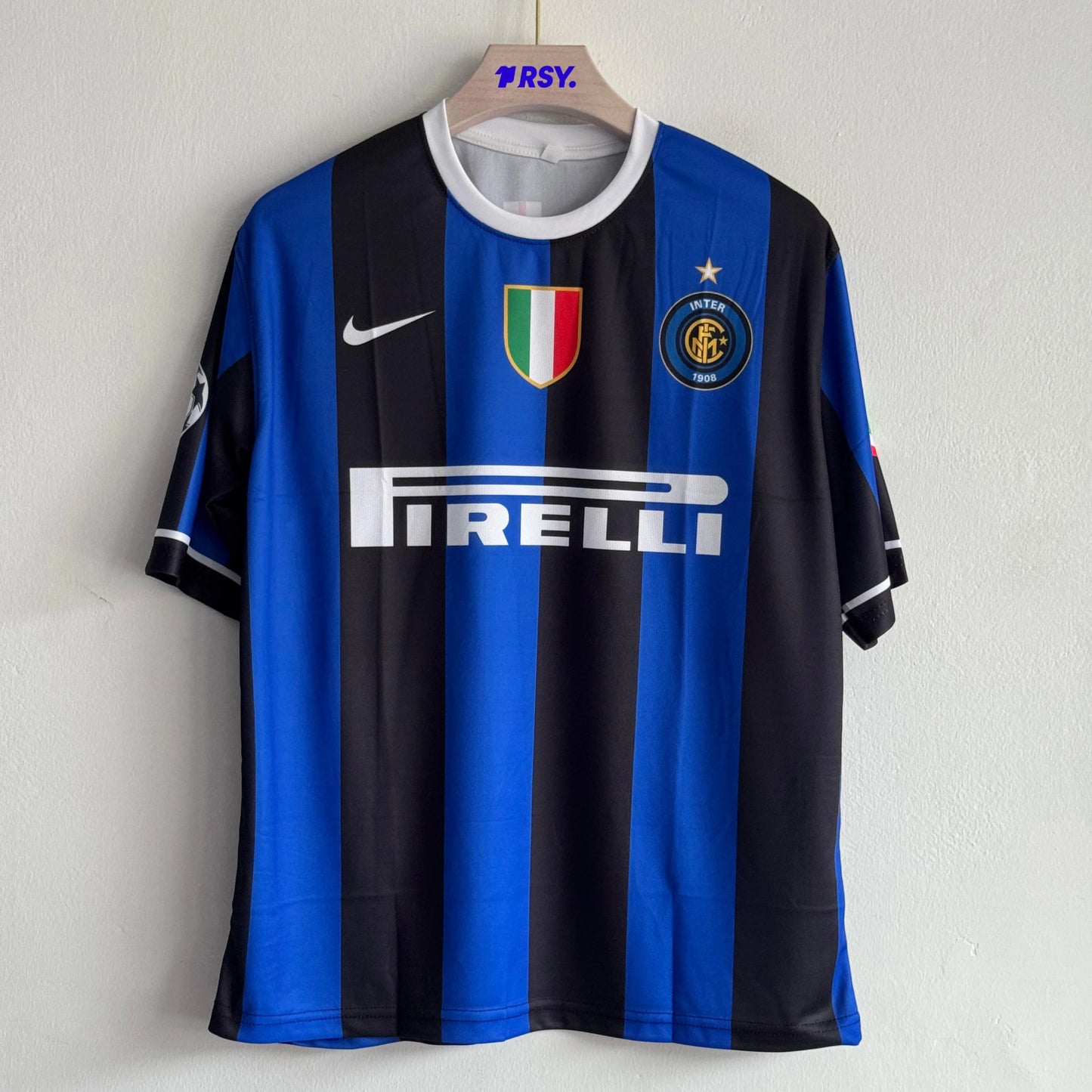 INTERMILAN 2006-07 HOME KIT FIGO FIVESLEEVE