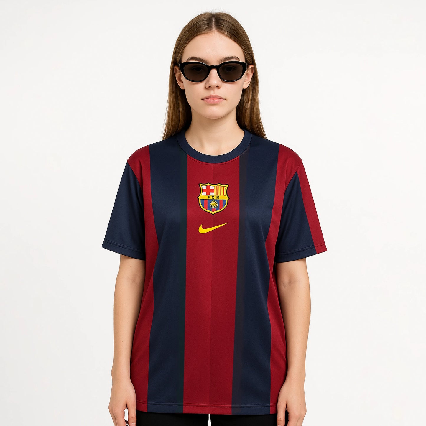 BARCELONA 1998-99 HOME KIT MESSI FIVESLEEVE