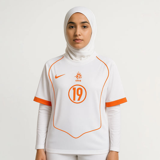 NETHERLANDS 2004 AWAY KIT ROBBEN FIVESLEEVE