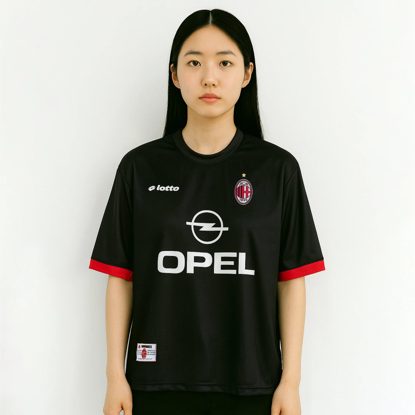 ACMILAN 1997-98 THIRD KIT MALDINI FIVESLEEVE